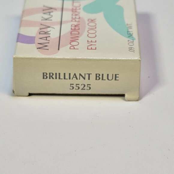 Mary Kay‎ Powder Perfect Eye Color - Brilliant Blue #5525 - NIB Old Stock - Picture 4 of 5